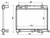 радиатор Radiator:16400-0Y020